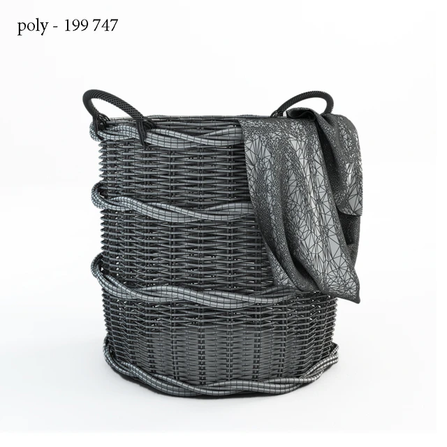 Pottery barn, Chelsea Woven Arurog Rattan Basket, Extra-Large Oval — Descargar