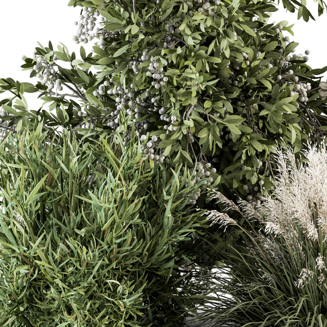 Mixed Plant Bush - Bush Set 49 — Скачать