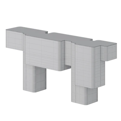 Xenolith Console by Kelly Wearstler — Ver 2