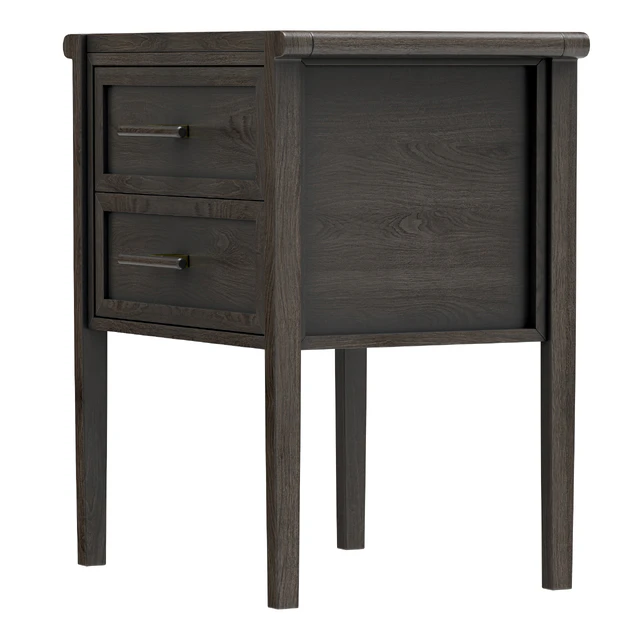 Dantone Home Contempo Bedside table with 2 drawers — Descargar
