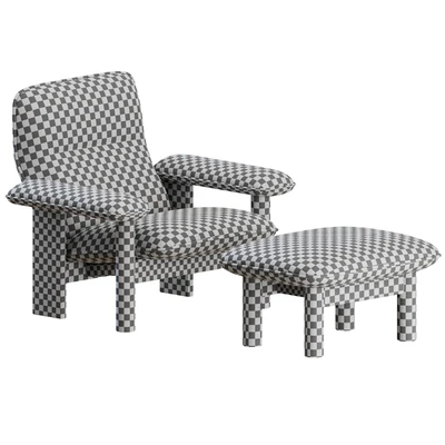 Brasilia Lounge Chair + Ottoman by Menu — Ver 3