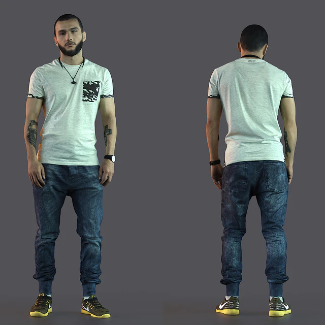 3d scan man — Descargar