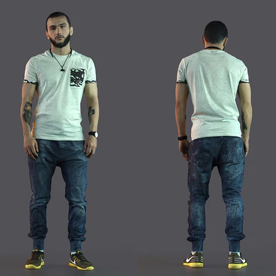 3d scan man — Ver 1