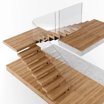 Modern interior stair 02 — Ver 2