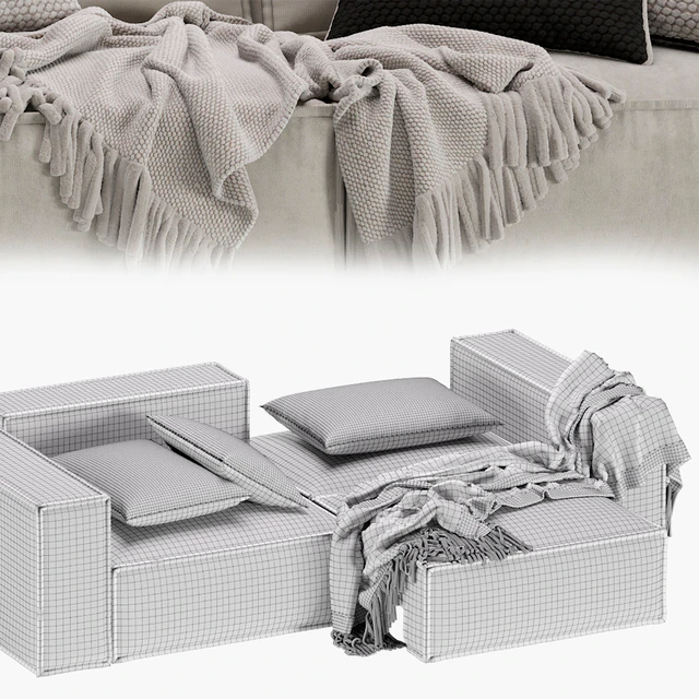 Sofa Ebi Happy Yellow Loft / Диван Эби — Скачать