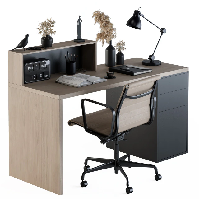 Work Table with Dried Plants - Set 82 — Descargar