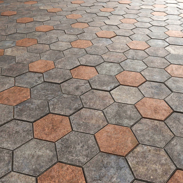 Paving hexagon / Hexagonal Cobbles — Descargar