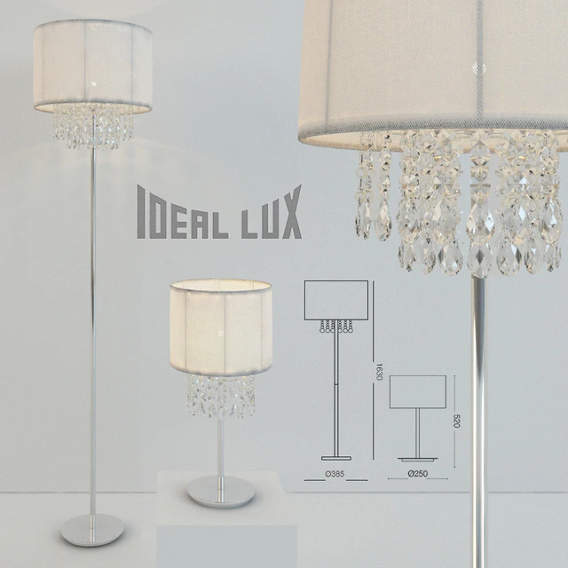 Floor lamp and lamp Ideal Lux Opera — Descargar