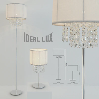Floor lamp and lamp Ideal Lux Opera — Descargar