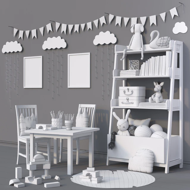 Toys and furniture ( 2 options) set 25 — Скачать