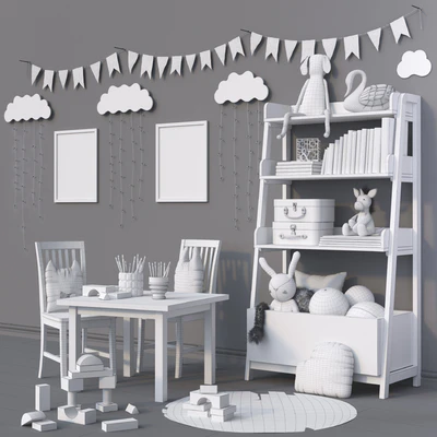 Toys and furniture ( 2 options) set 25 — Вид 2
