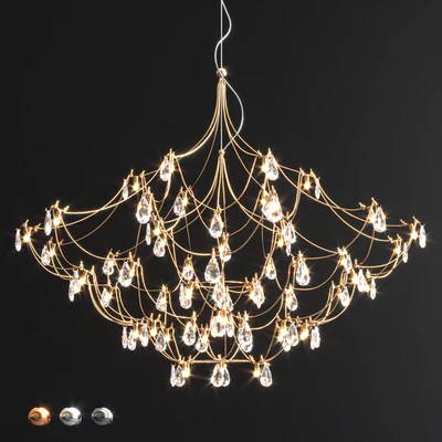Crystal Galaxy Quasar Chandelier — Вид 1