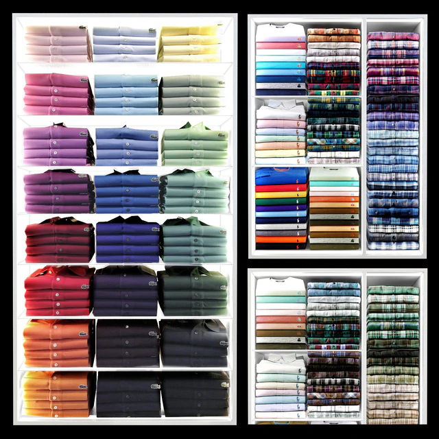Shelves with shirts — Descargar