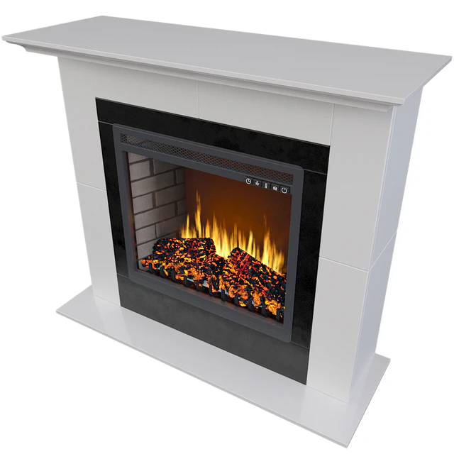 Fireplace Royal Flame Suite Alabaster with Fireplace Vision 23 Led Fx — Download