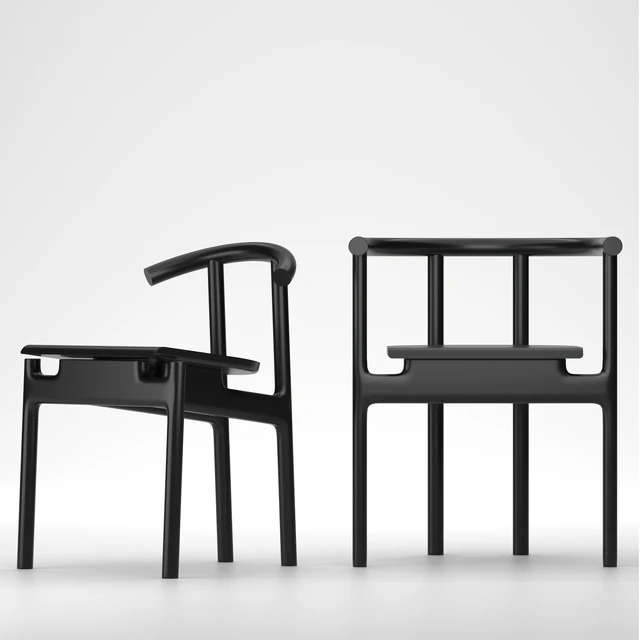 Unika Moblar Inge black / velvet Hans black / velvet Dining chair stool — Descargar