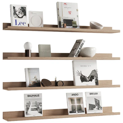 095 Decor on shelves 01 books and neutral 00 — Ver 3