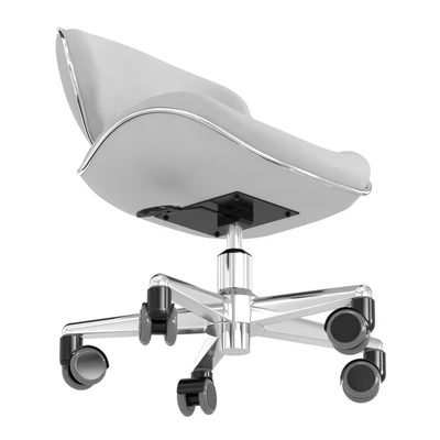 Salon Smart Ergonomic Pedicure Stool Gray — Ver 2