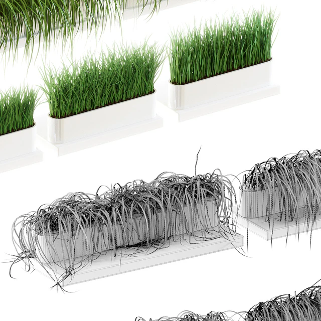 Grass for shelves. 13 models of v2 — Download