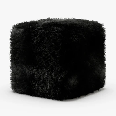 Pure Sheepskin Luxury Foot Stool — Ver 2
