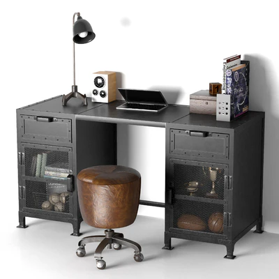 HOPPER STORAGE DESK — Ver 1