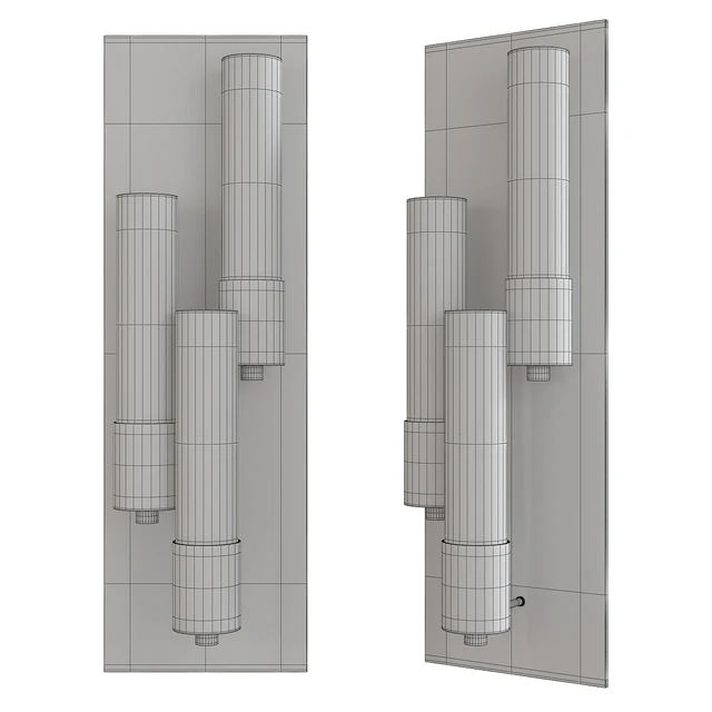 Pillar multilight wall sconce — Скачать