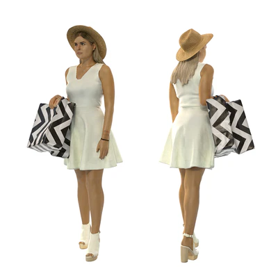 3d scan woman 10 — Ver 2