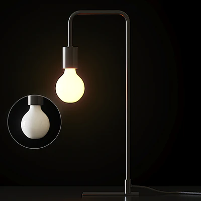 Cb2 - Antique Brass Arc Table Lamp — Ver 2