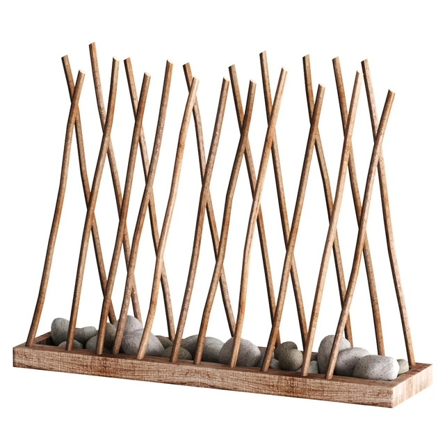 Floor decor made from sticks — Descargar