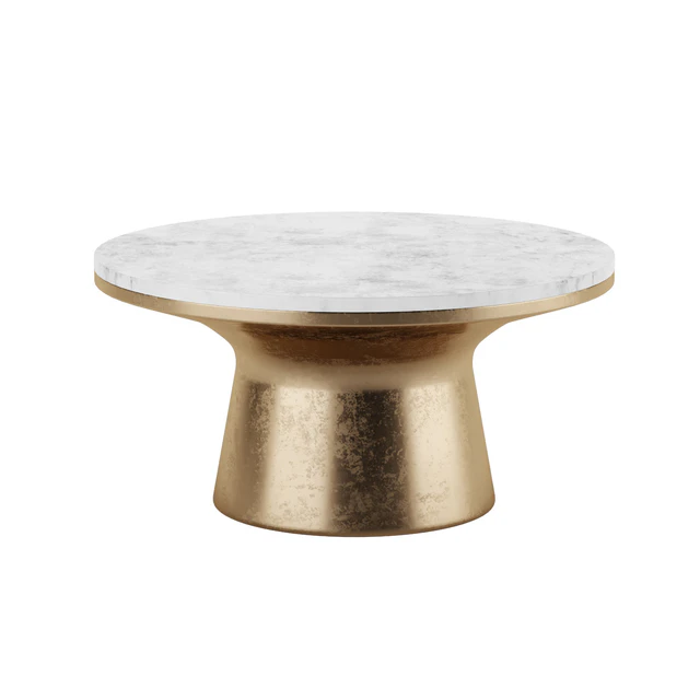 Marble Topped Pedestal Side Table West Elm — Descargar