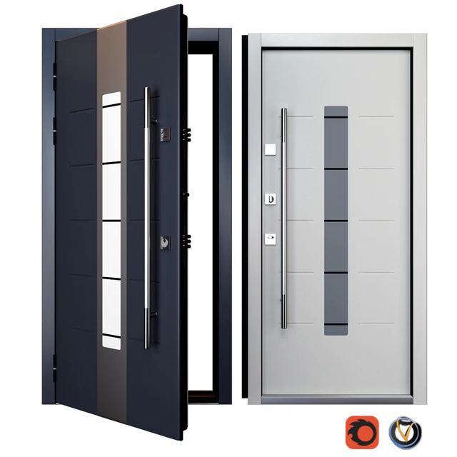 Entrance metal door Inox S-1 (Your Frame) — Descargar