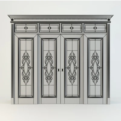 stained glass door- — Ver 2