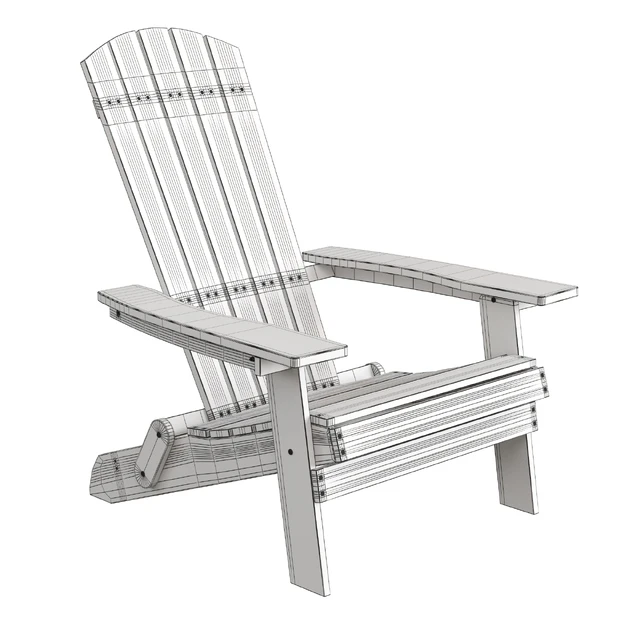 Outdoor garden Adirondack Chair Charlestown All-Weather Flash Furniture JJ-C14505 — Descargar
