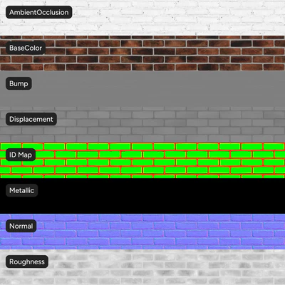 sandfaced running bond brick wall texture orange — View 2