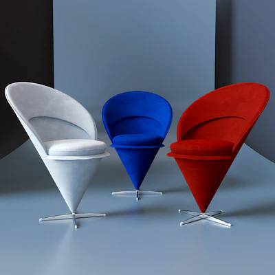 chair ConeChair - designer Verner Panton — Ver 1