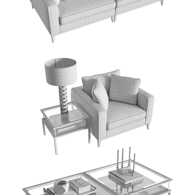 Eichholtz Sofa Principe &amp; Chair Principe — Descargar