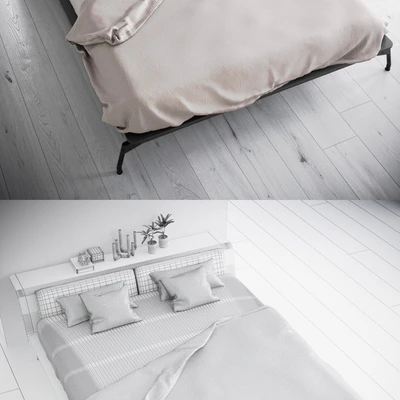 Cassina L40 bed — Ver 2