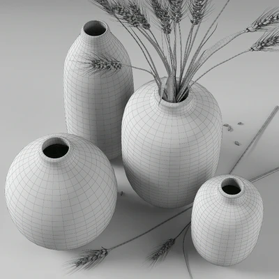 Minimalist Clear Glass Vase — Ver 2