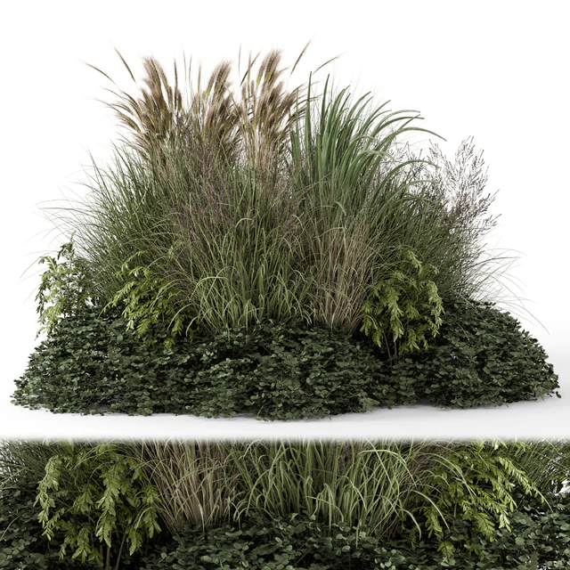 Outdoor Plants Bush -Bush Set 1644 — Скачать