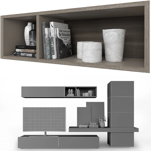 Living room furniture SANTALUCIA MOBILI — Descargar