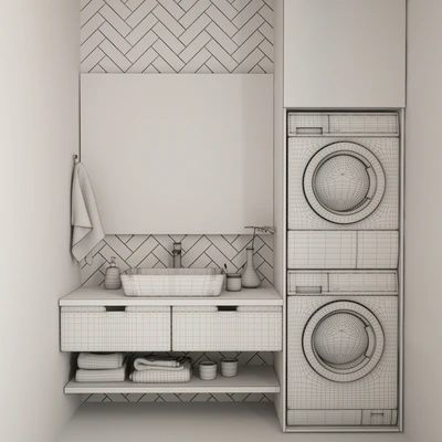 Bathroom Furniture I Мебель для ванной комнаты 05 — Вид 2