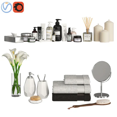 Bathroom Decor Accessories and Cosmetics — Вид 1