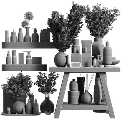 Bathroom accessories set 6 — Ver 2