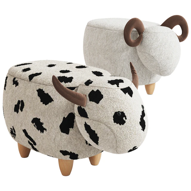 Plush Animal Pouf — Скачать