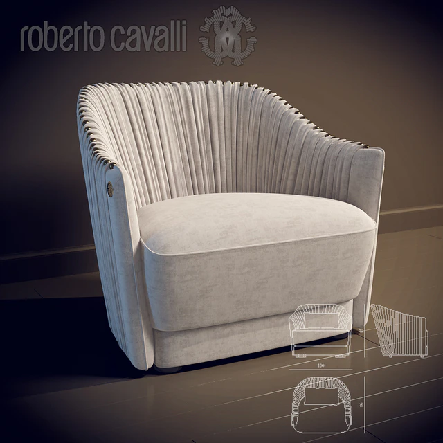 Armchair Sharpei Roberto Cavalli — Descargar
