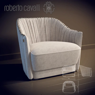 Armchair Sharpei Roberto Cavalli — Ver 1