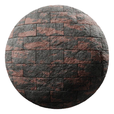concrete blocks cplit red grey 001 — Descargar