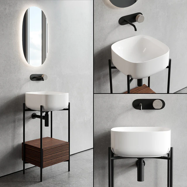 Scarabeo Ceramiche Diva Floor-standing Vanity Unit Set 1 — Скачать