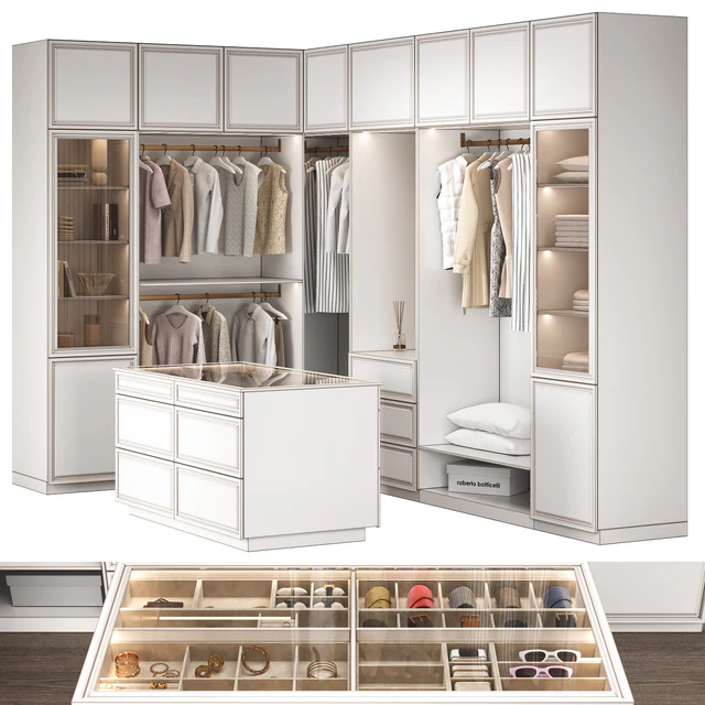 Dressing room with island — Descargar
