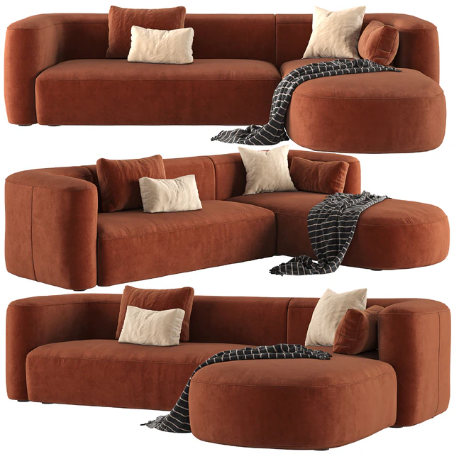 Mellow Sectional Sofa by Acanva — Скачать