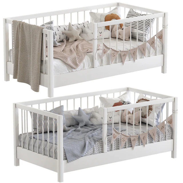 Детская кровать Unique Kids Wooden House Bed — Скачать